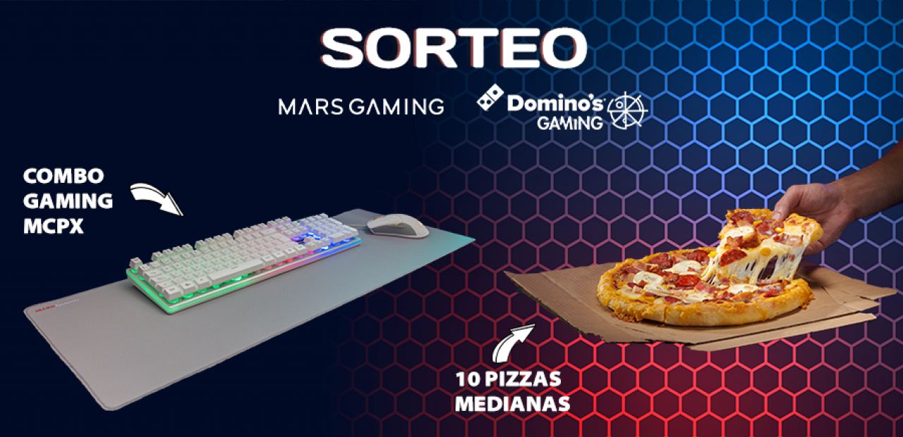 SORTEO Mars Gaming +  Domino's Gaming
